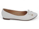 Women's White Taliah Flat