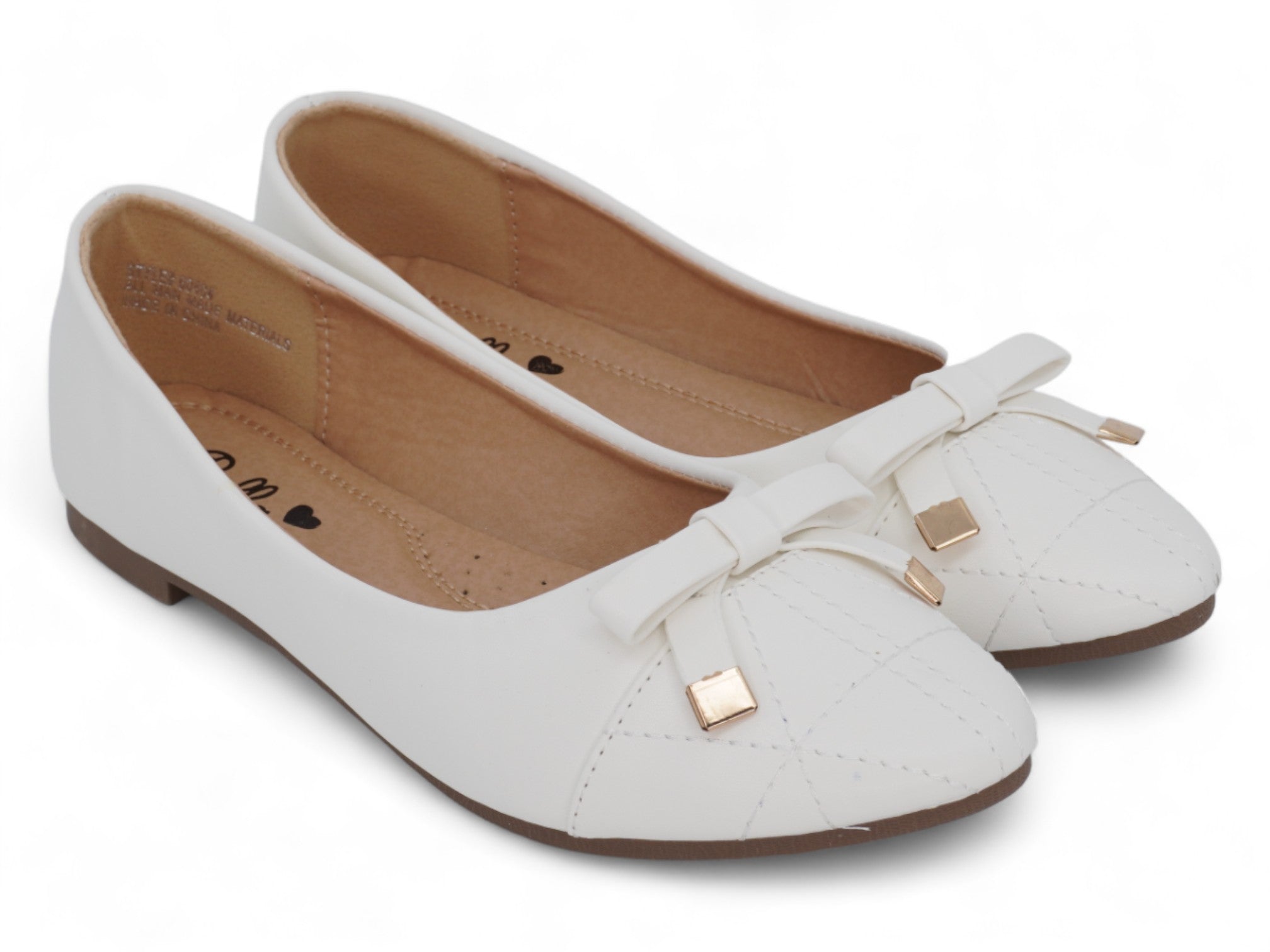 Women's White Taliah Flat