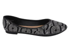 Women's Black Gretchen Flat