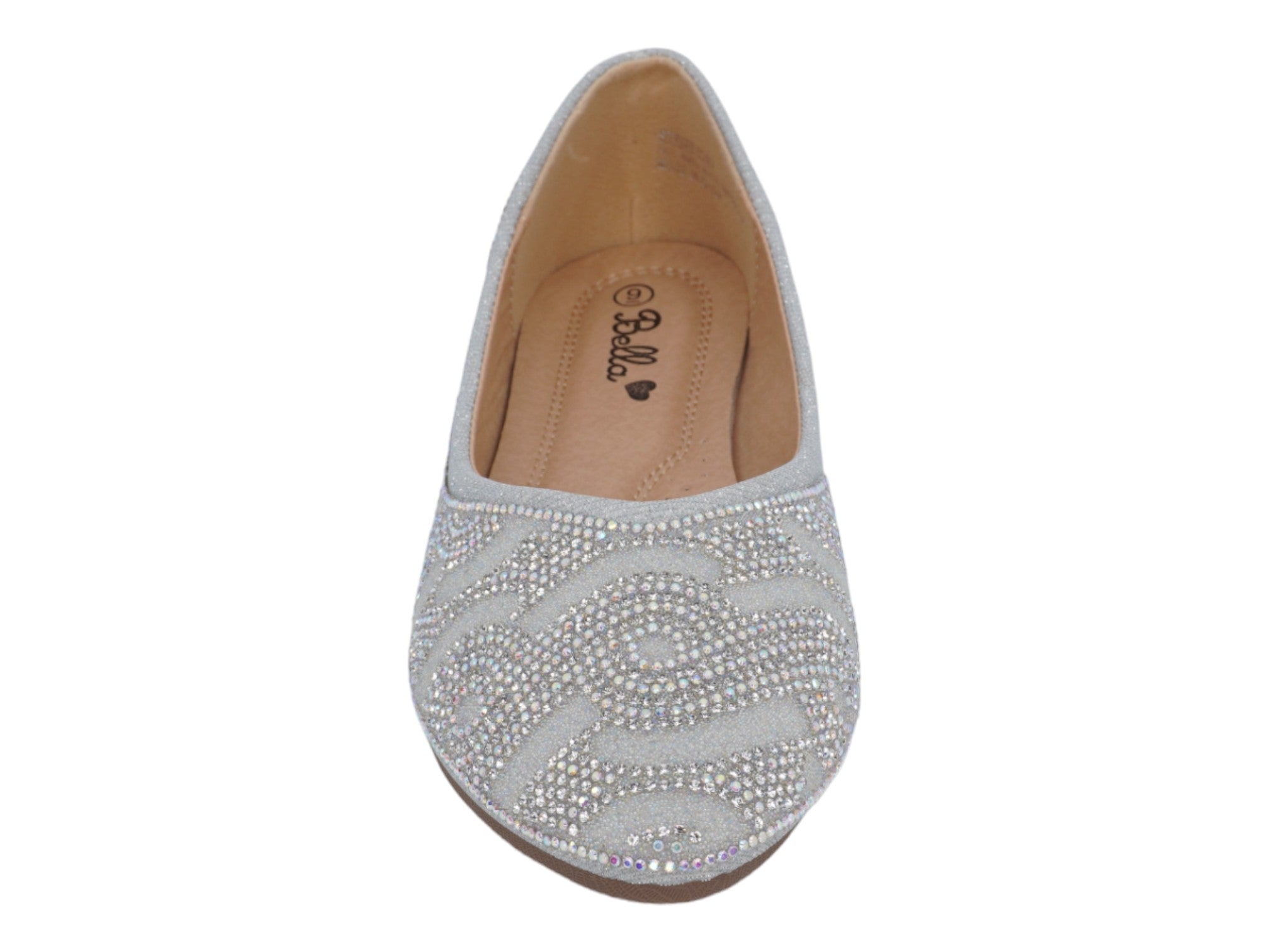 Women's Silver Gretchen Flat