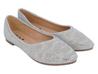 Women's Silver Gretchen Flat