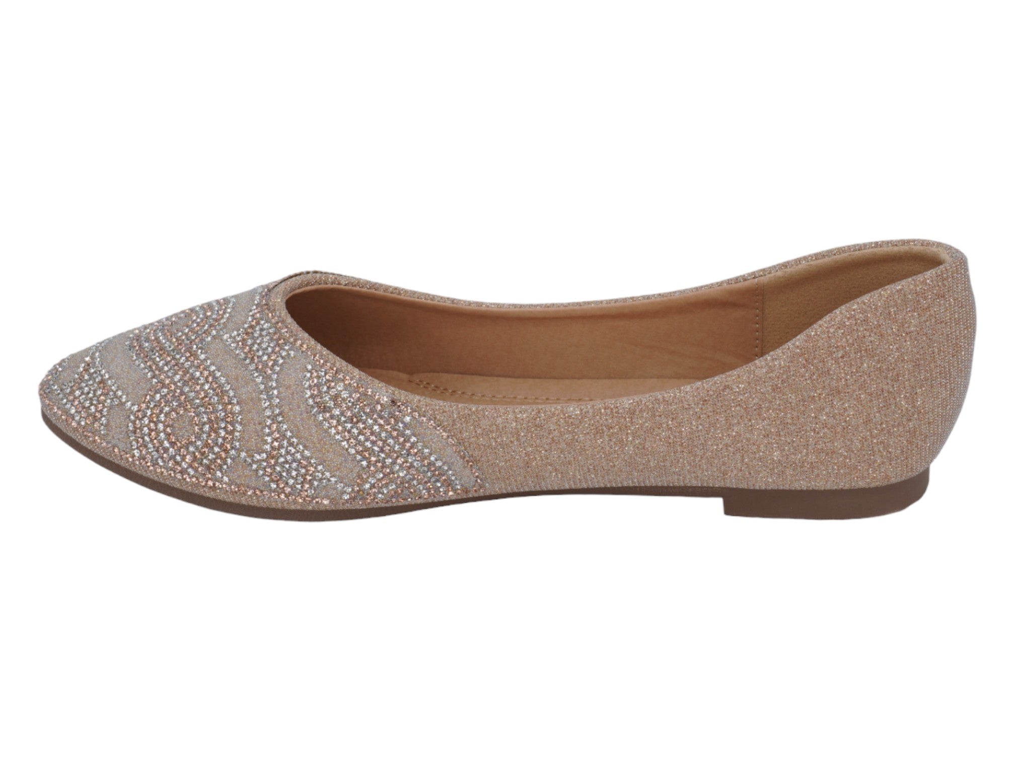 Women's Rose Gold Gretchen Flat