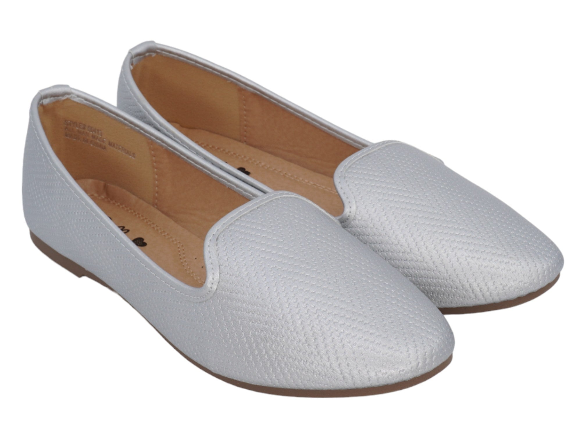 Women's Silver Annie Flat