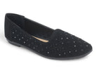 Women's Black Stevie Flat