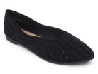 Women's Black Rylee Flat