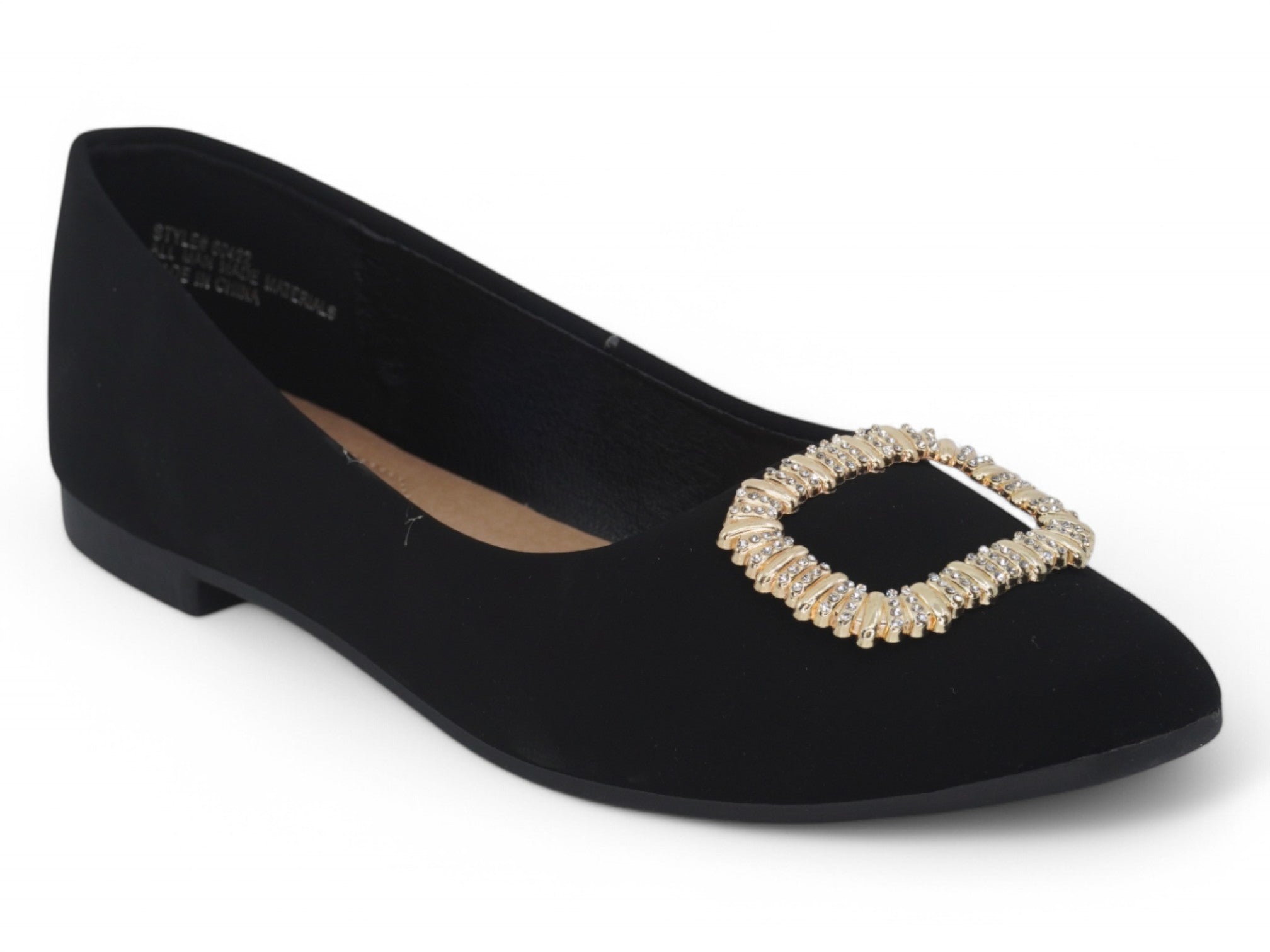 Women's Black Anne Flat