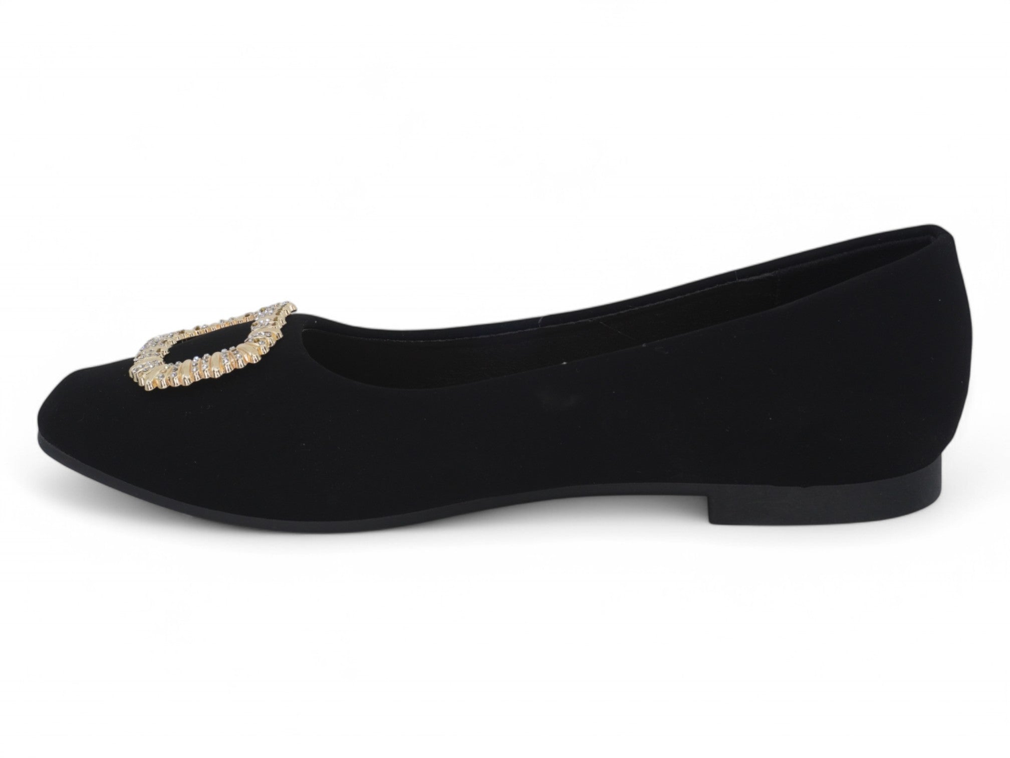 Women's Black Anne Flat