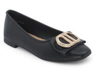Women's Black Katherine Flat