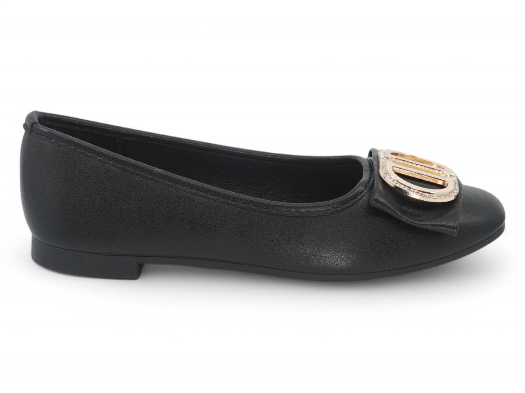 Women's Black Katherine Flat
