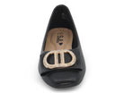 Women's Black Katherine Flat