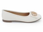Women's White Katherine Flat