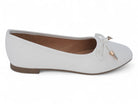 Women's White Evie Flat