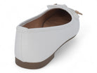 Women's White Evie Flat