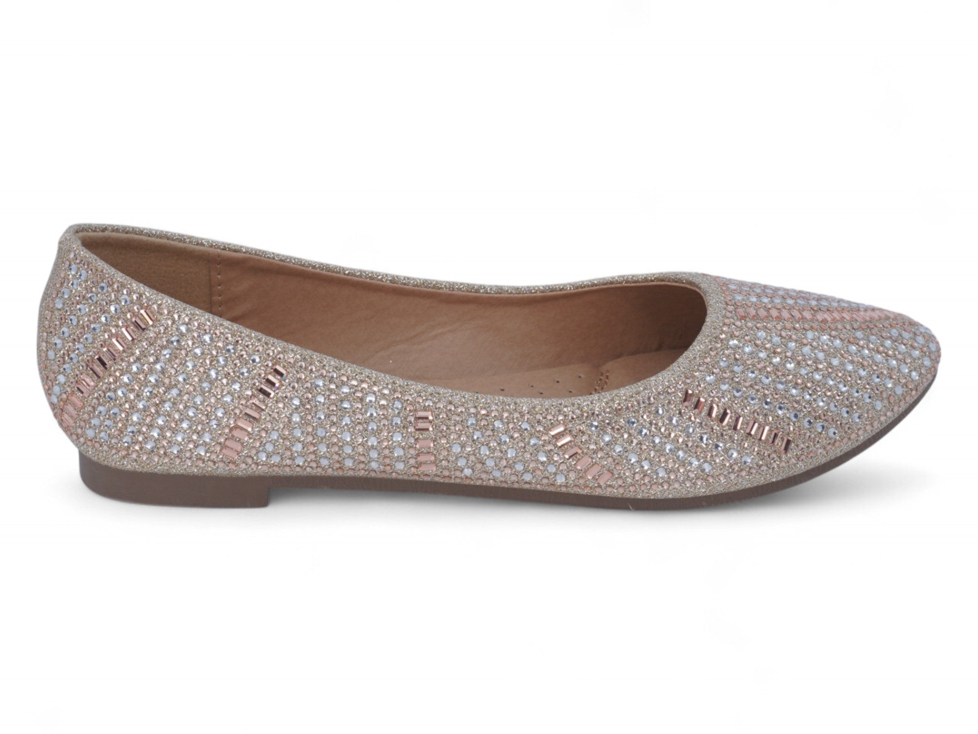 Women's Rose Gold Saoirse Flat