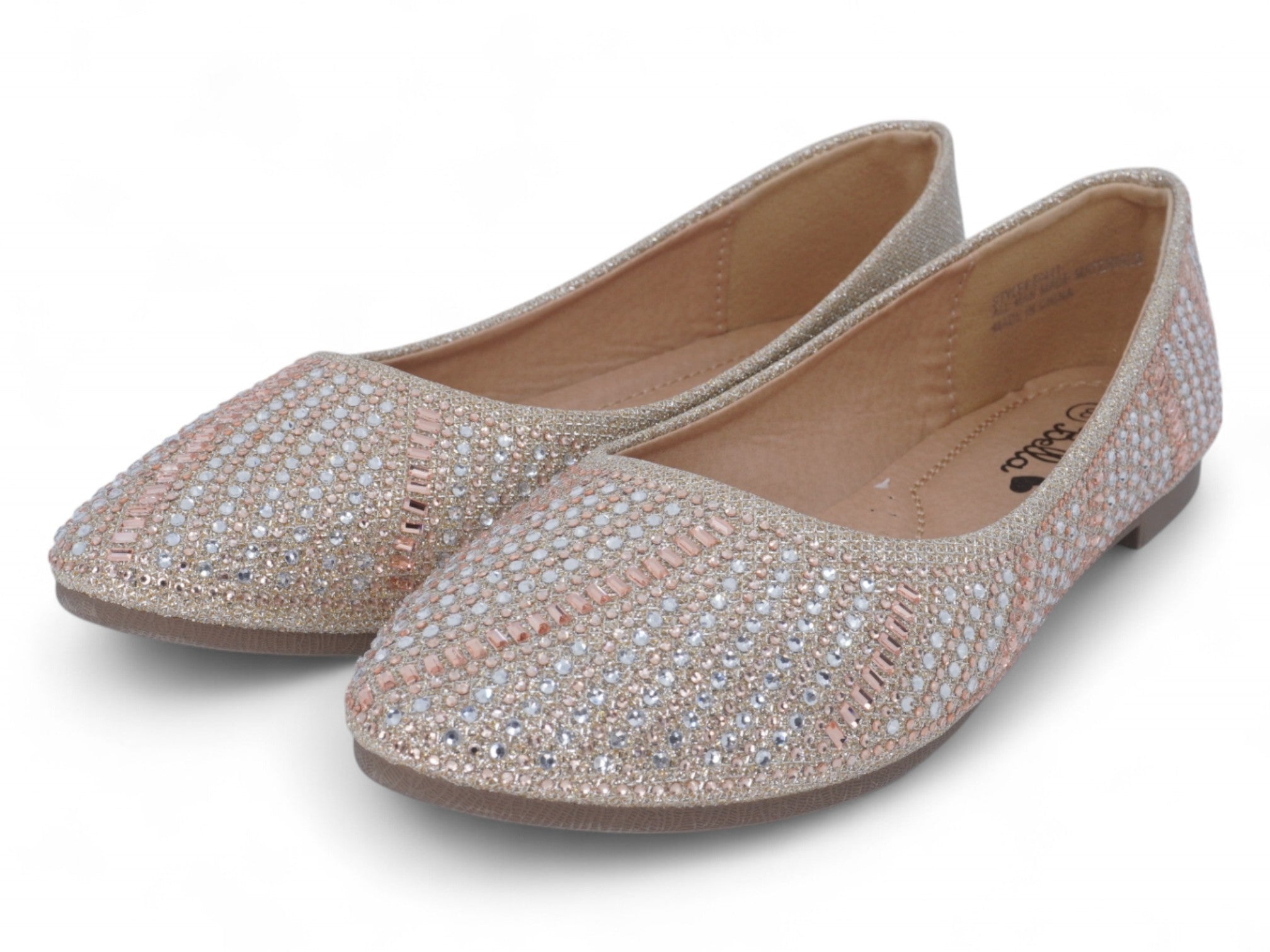 Women's Rose Gold Saoirse Flat