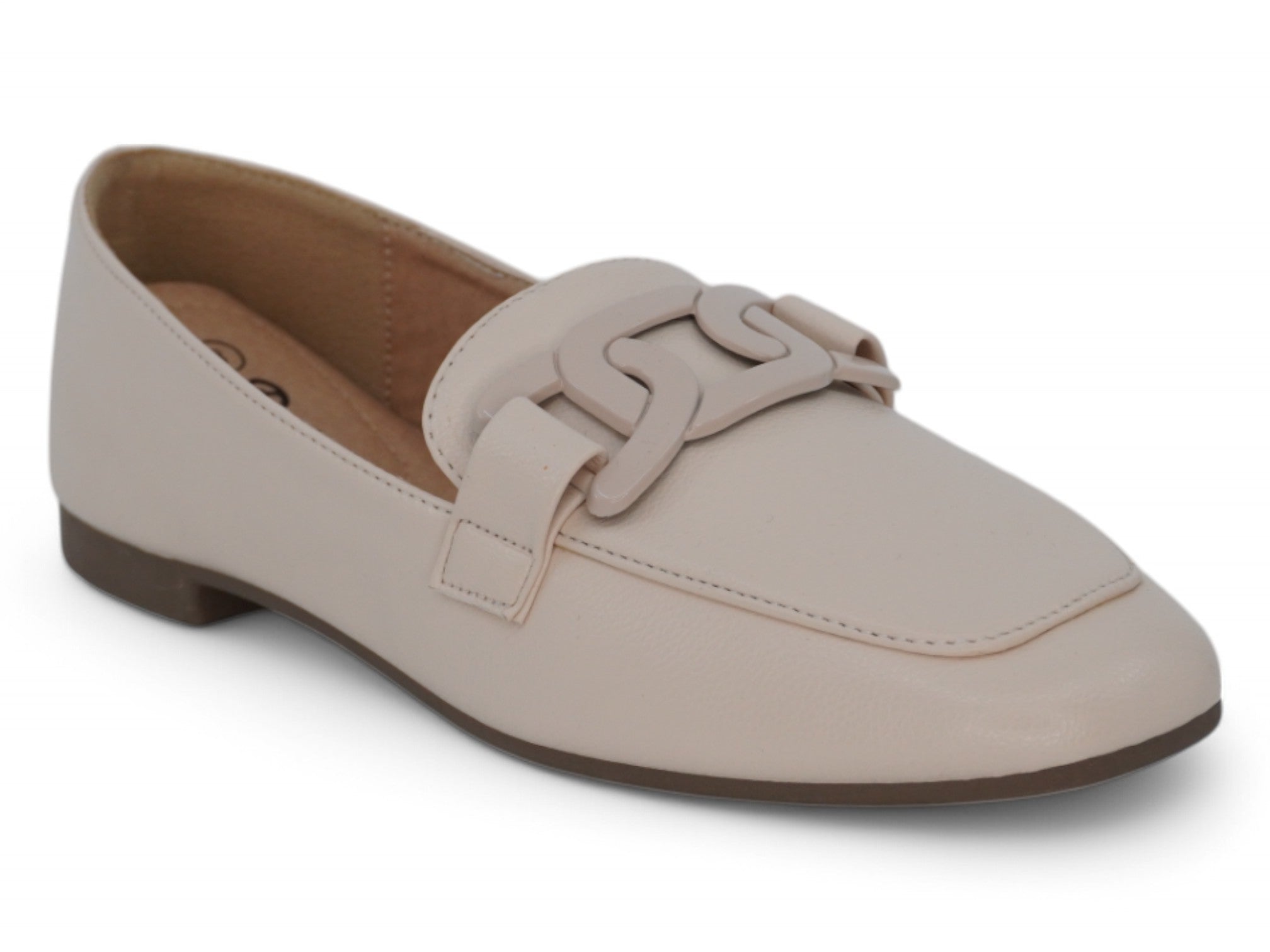 Women's Cream Katrina Flat