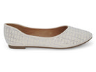 Women's White Adelyn Flat