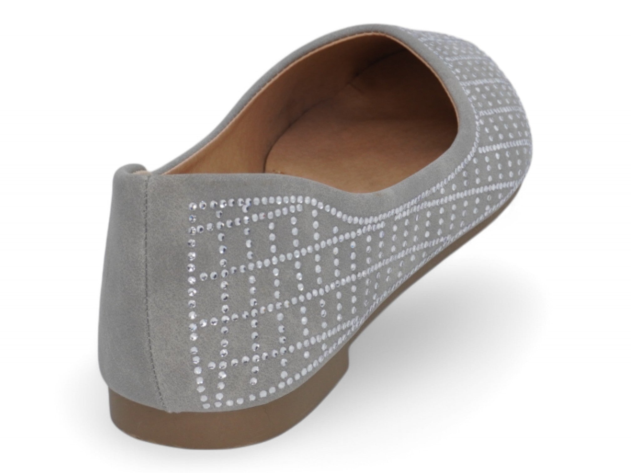 Women's Gray Adelyn Flat