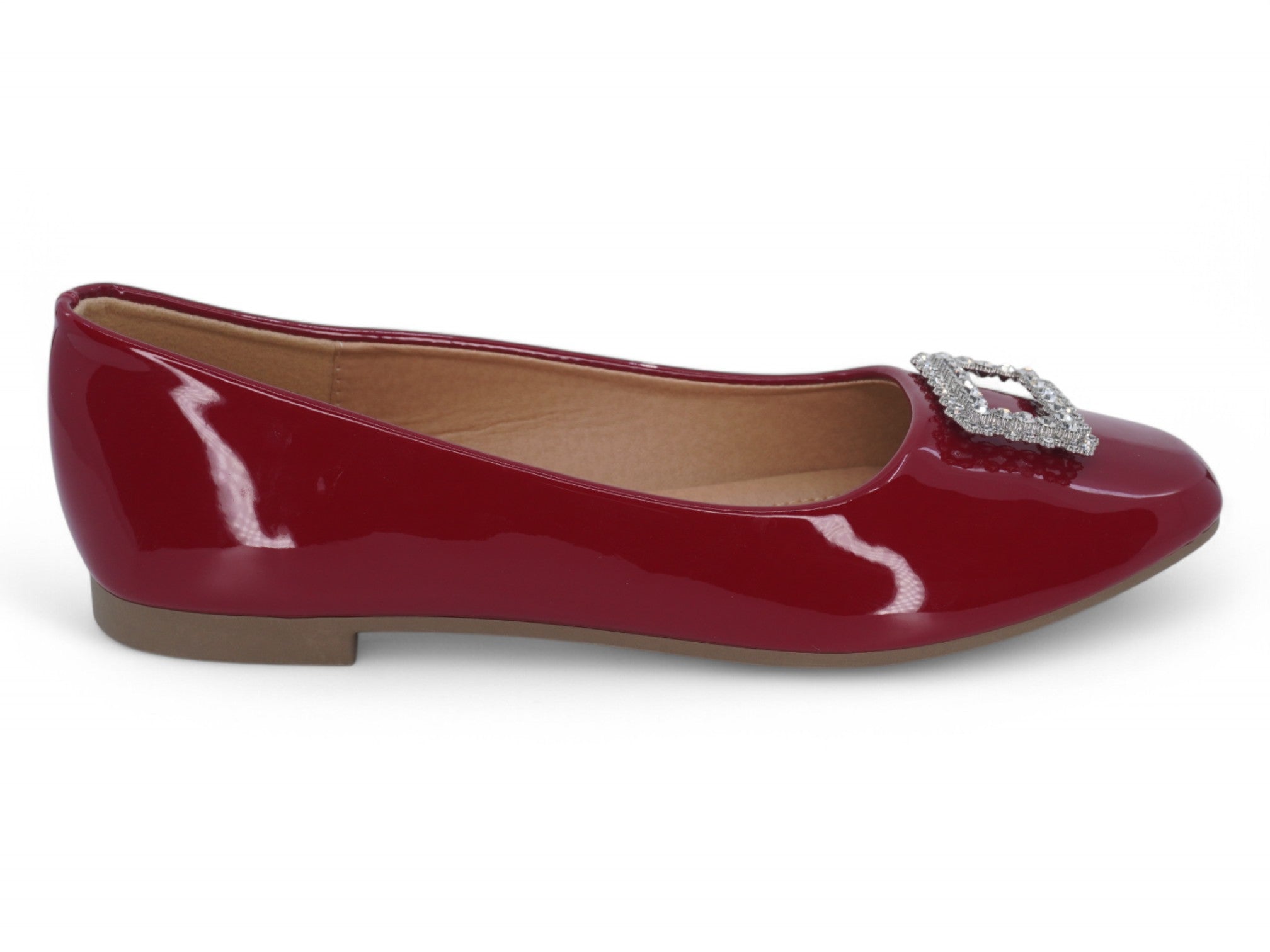 Women's Red Nora Flat