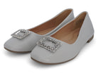 Women's Gray Nora Flat