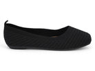 Women's Black Nara Flat