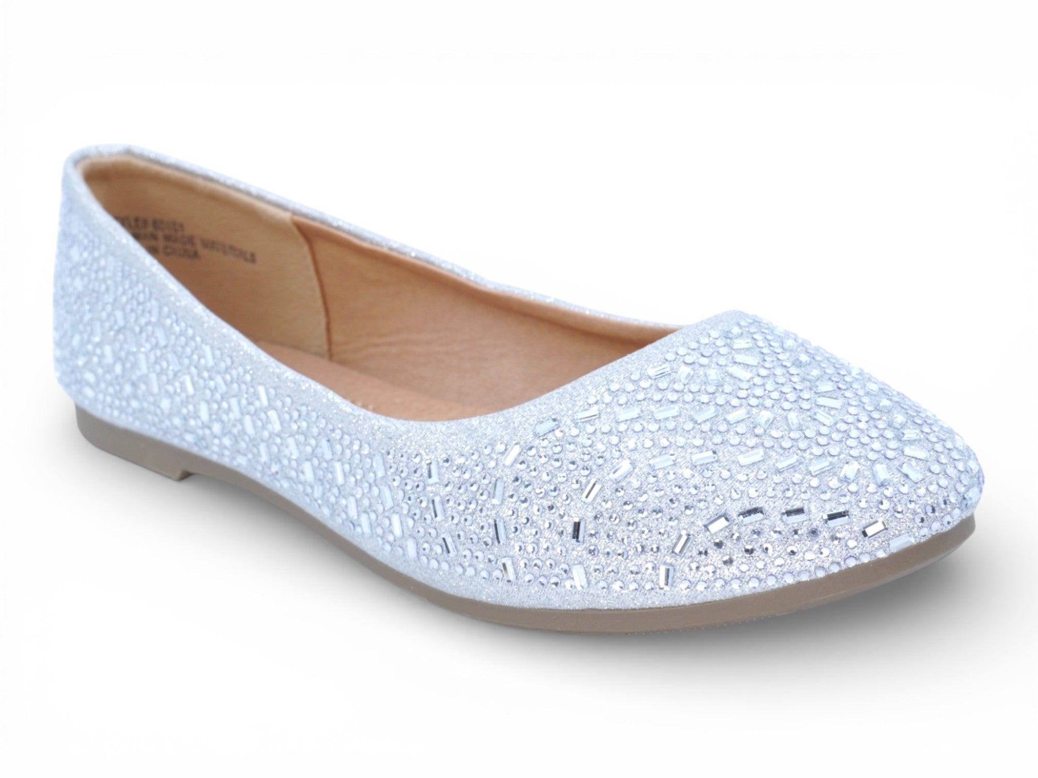 Women's Silver Alexandria Ballerina Flat