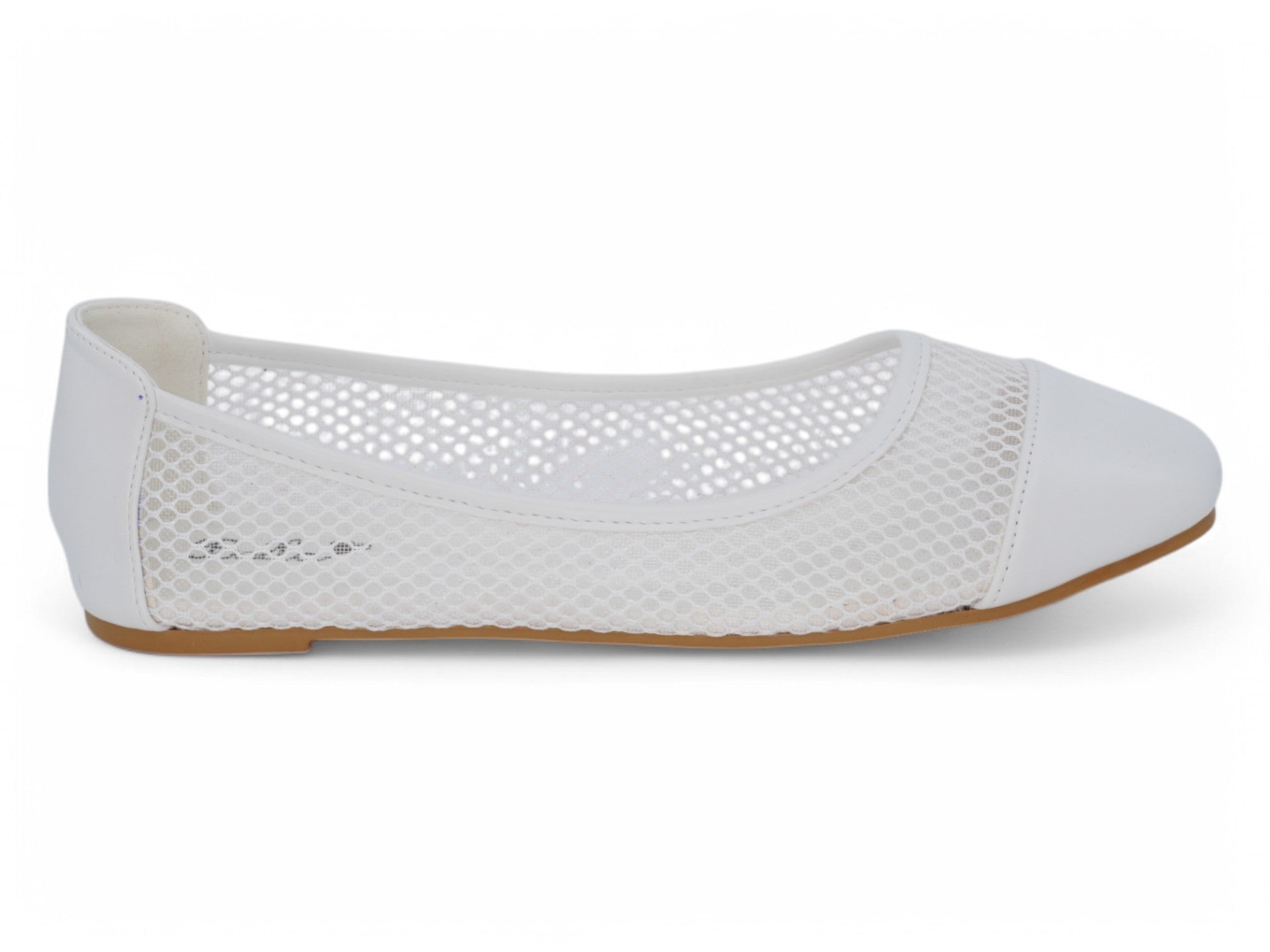 Women's White Noor Flat