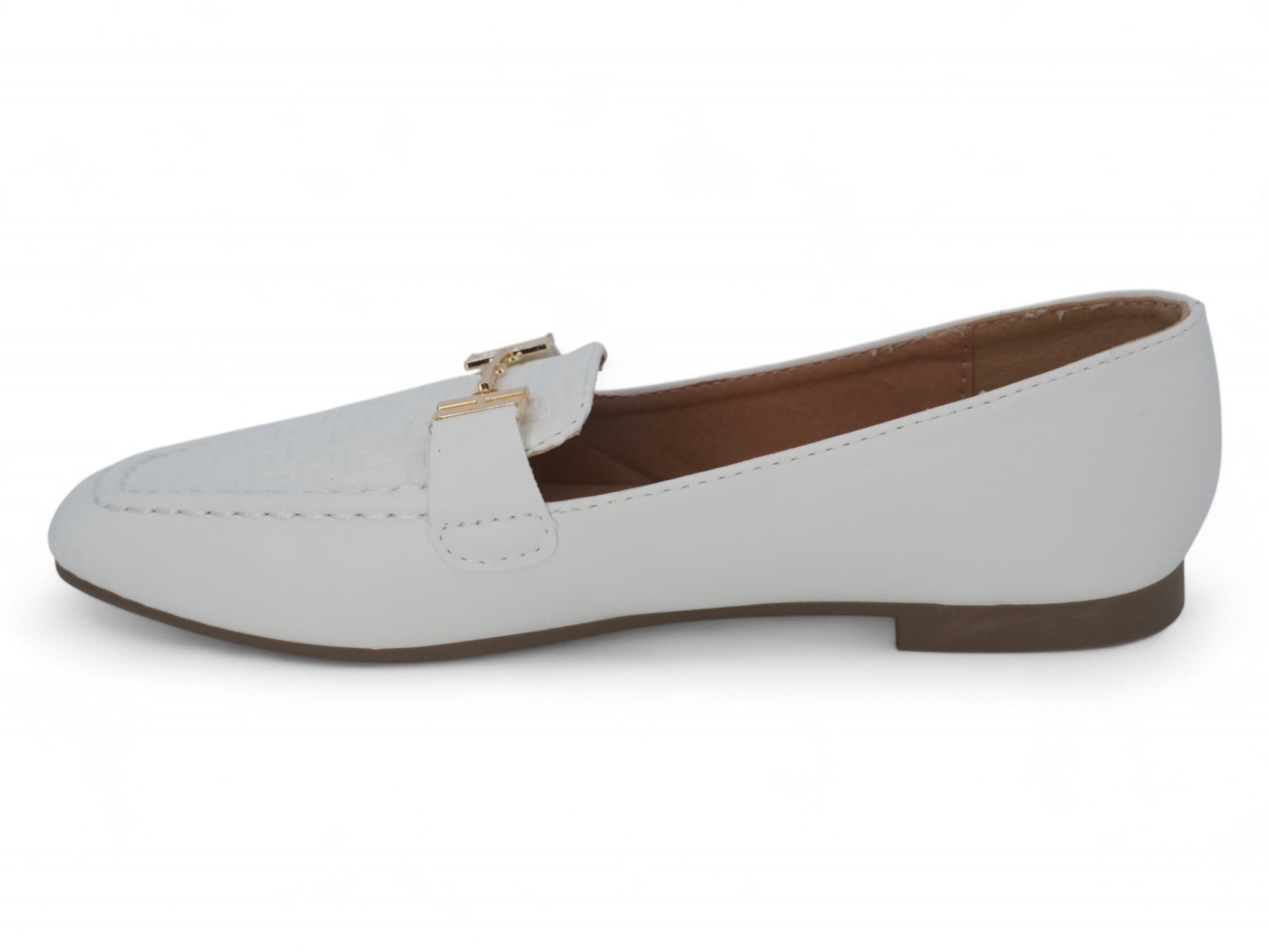 Women's White Samira Flat