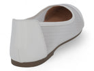 Women's White Ashlyn Flat
