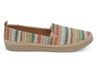 Women's Multicolor Straw Flat