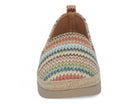 Women's Multicolor Straw Flat