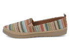 Women's Multicolor Straw Flat