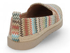 Women's Multicolor Straw Flat