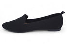 Women's Black Fly Knit Flat