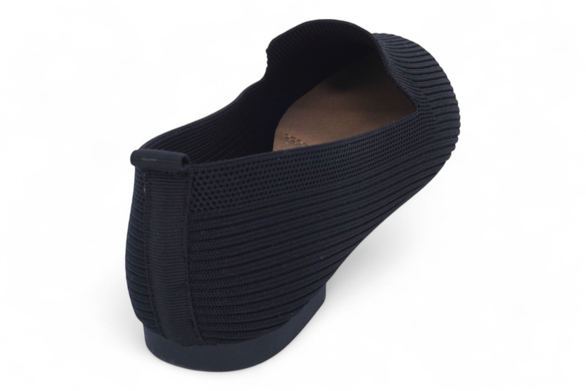 Women's Black Fly Knit Flat