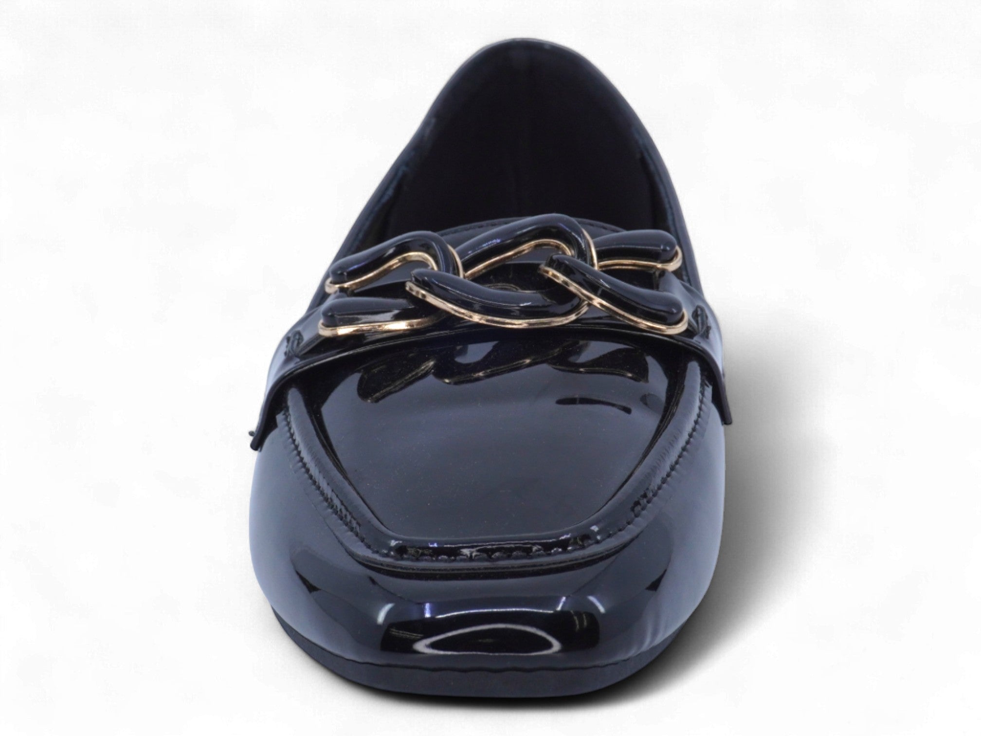 Women's Black Patent Demtra Flat