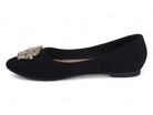 Women's Black Emelie Flat