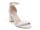 Women's White Zoe Heel
