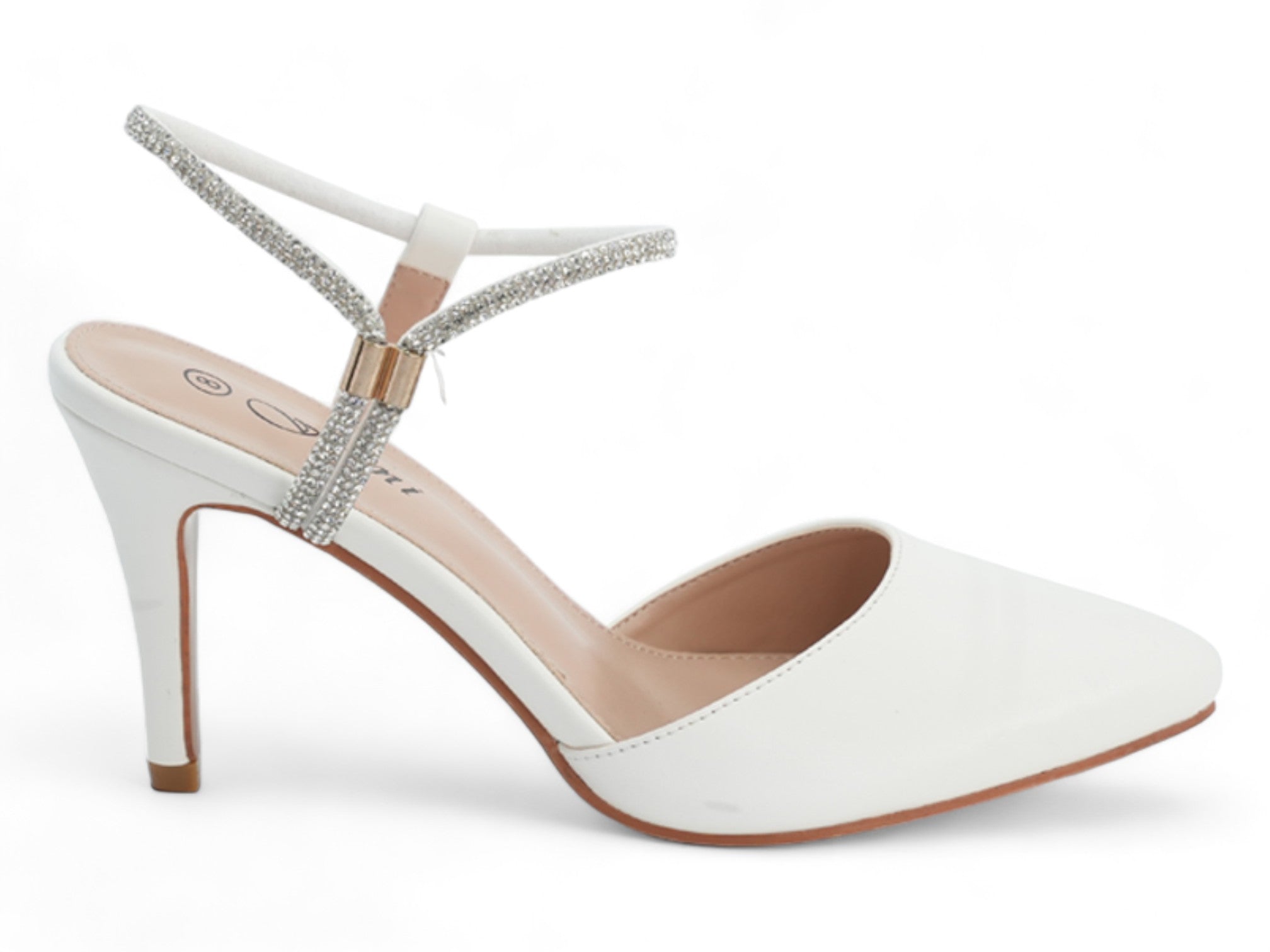 Women's White Melissa Heel