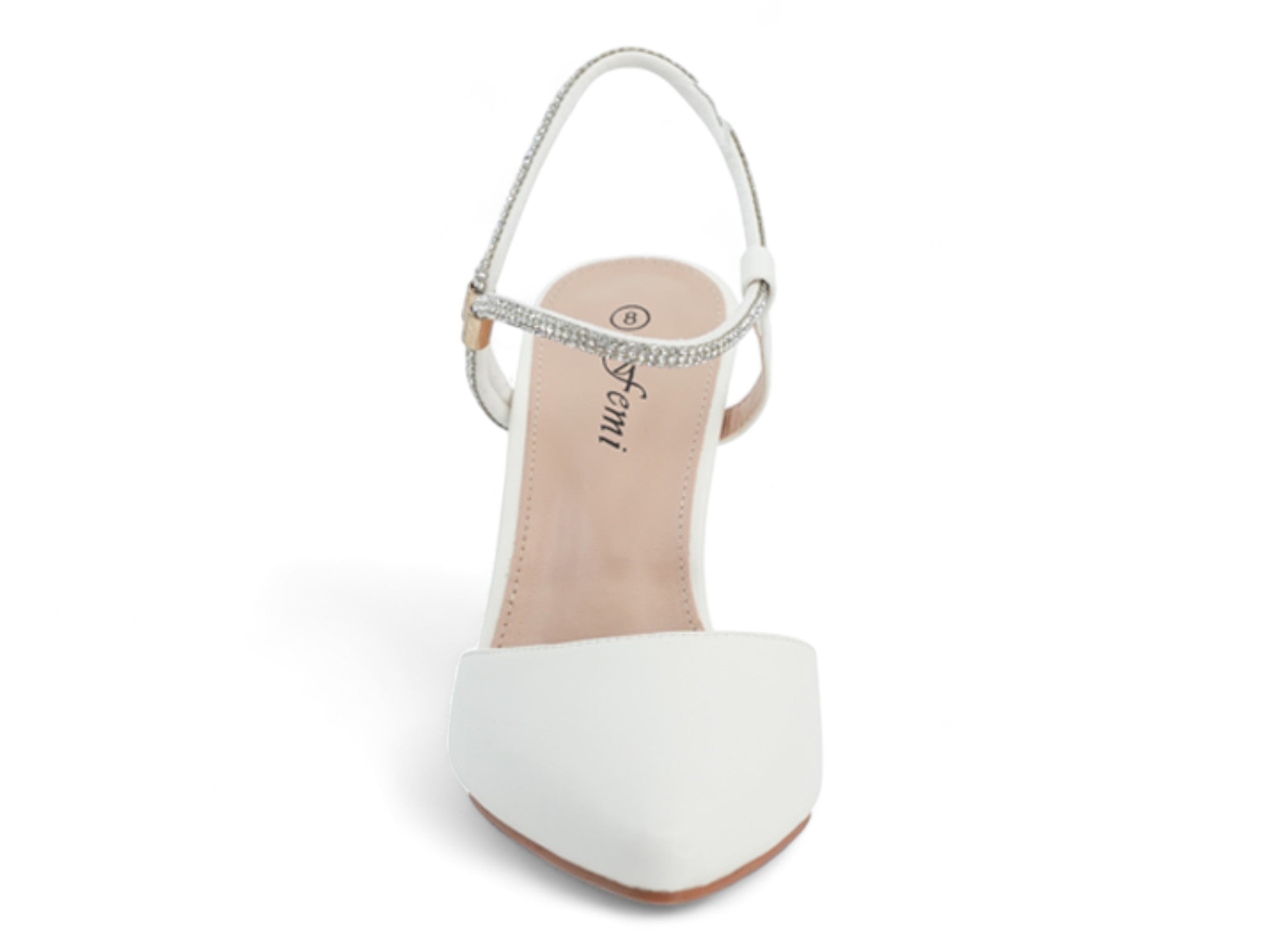 Women's White Melissa Heel