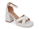 Women's White Cordelia Heel