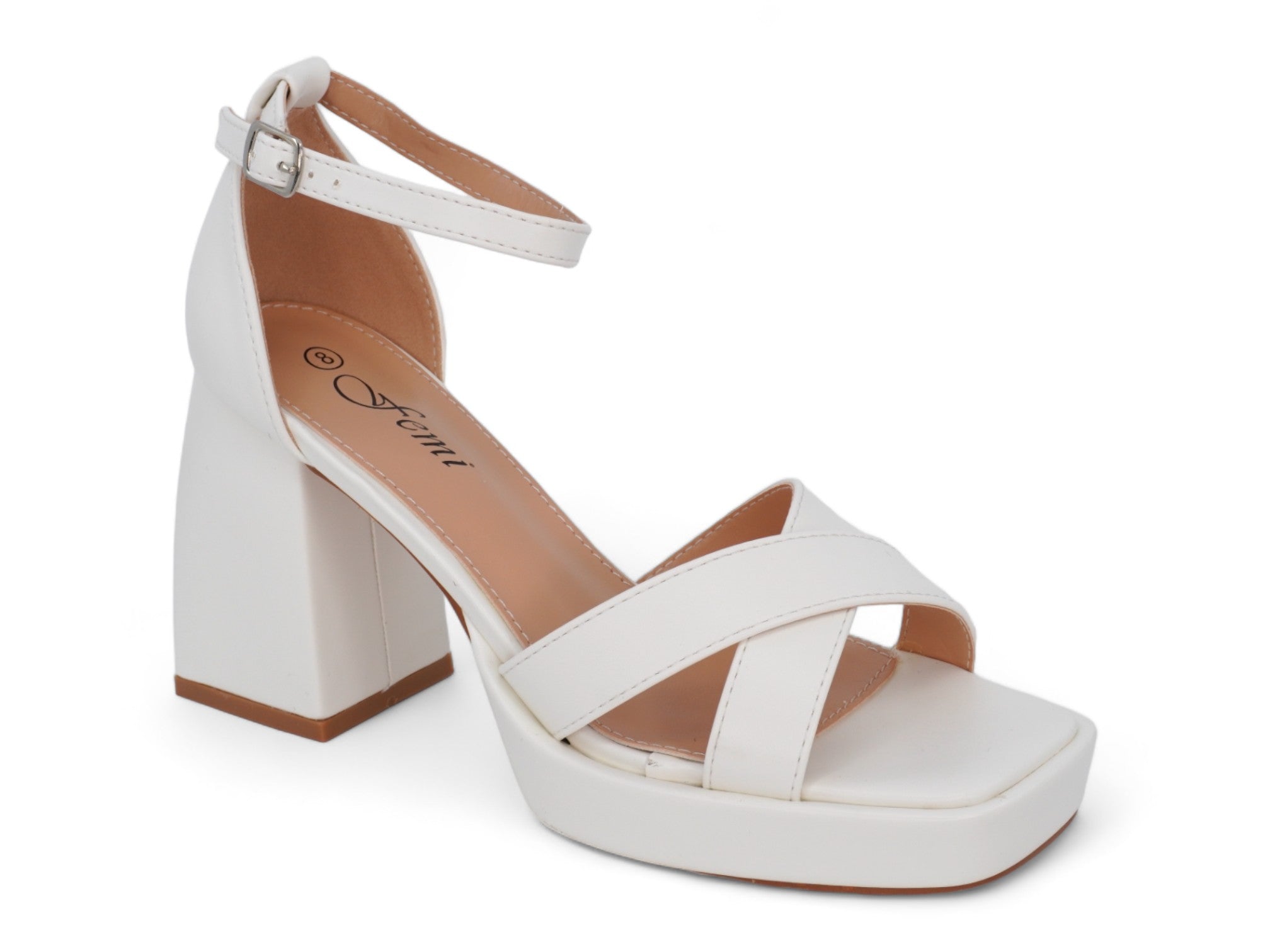 Women's White Cordelia Heel