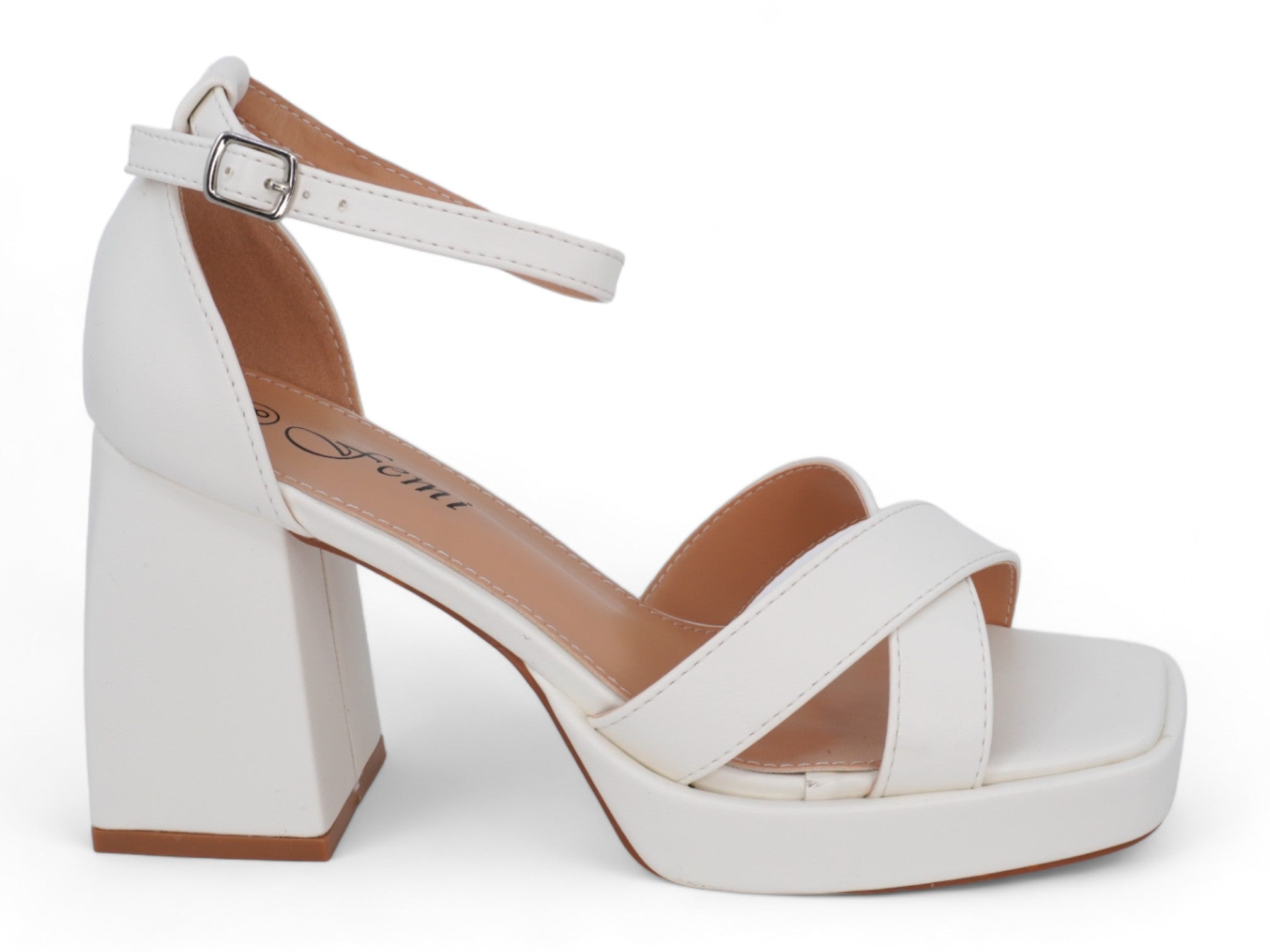 Women's White Cordelia Heel