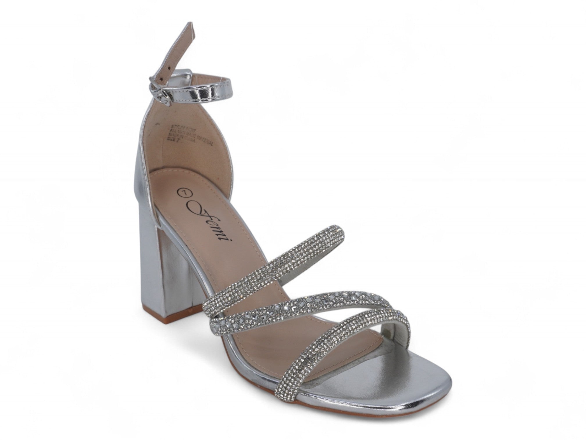 Women's Silver Tate Heel