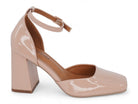 Women's Nude Patent Melinda Heel