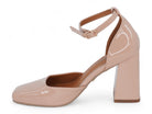 Women's Nude Patent Melinda Heel