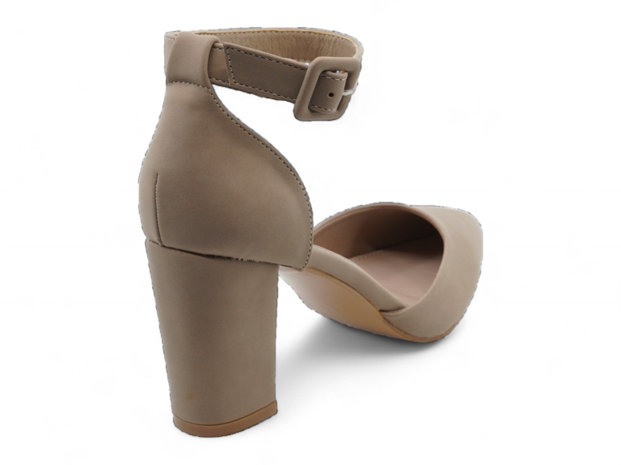 Women's Taupe Faux Suede Sera Heel