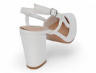 Women's White Ramona Sling Back Heel