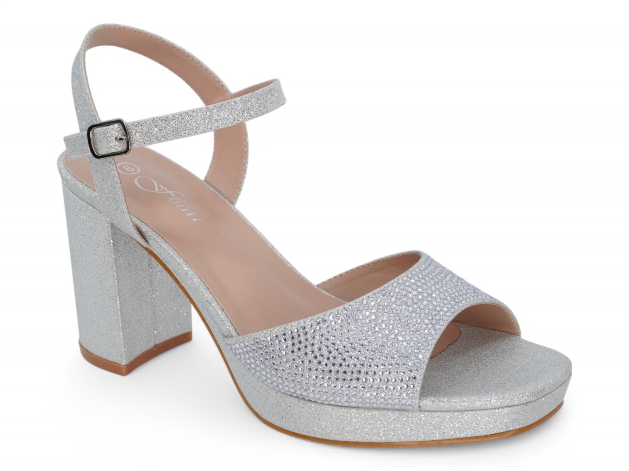 Women's Silver Raquela Heel