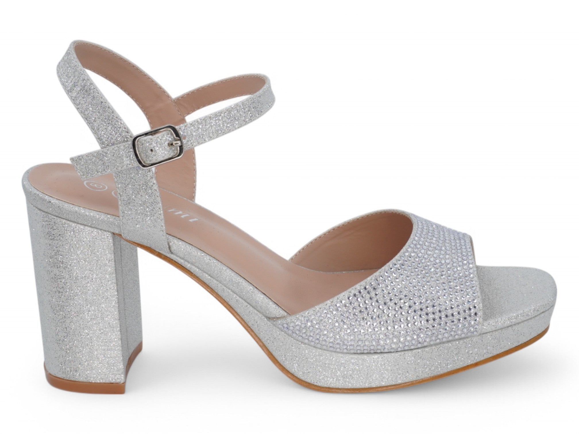 Women's Silver Raquela Heel